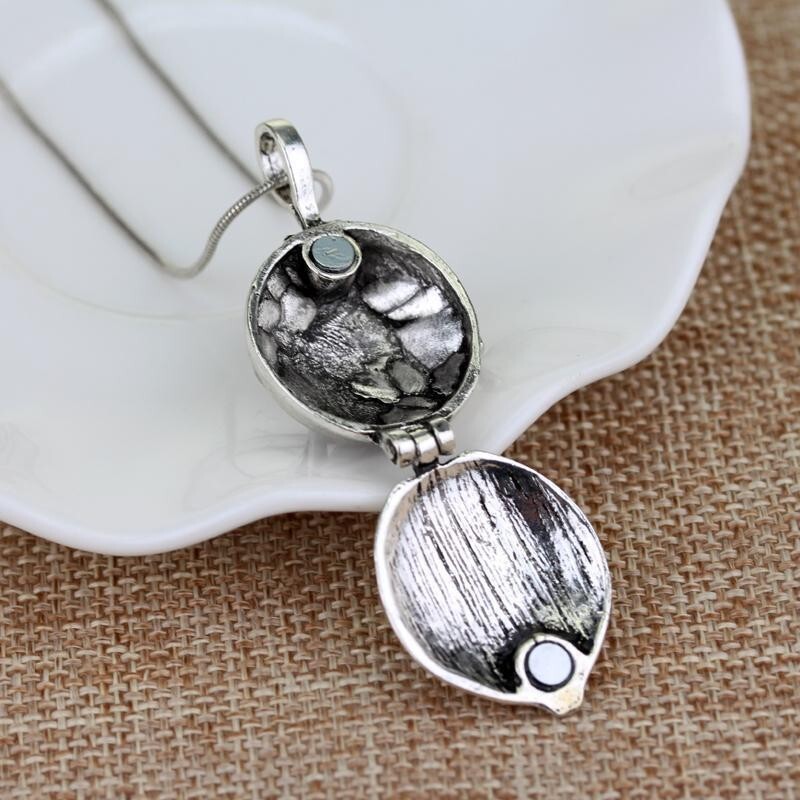 Elegant The Vampire Diaries Elena Gilbert 925 Sterling Silver Locket Necklace