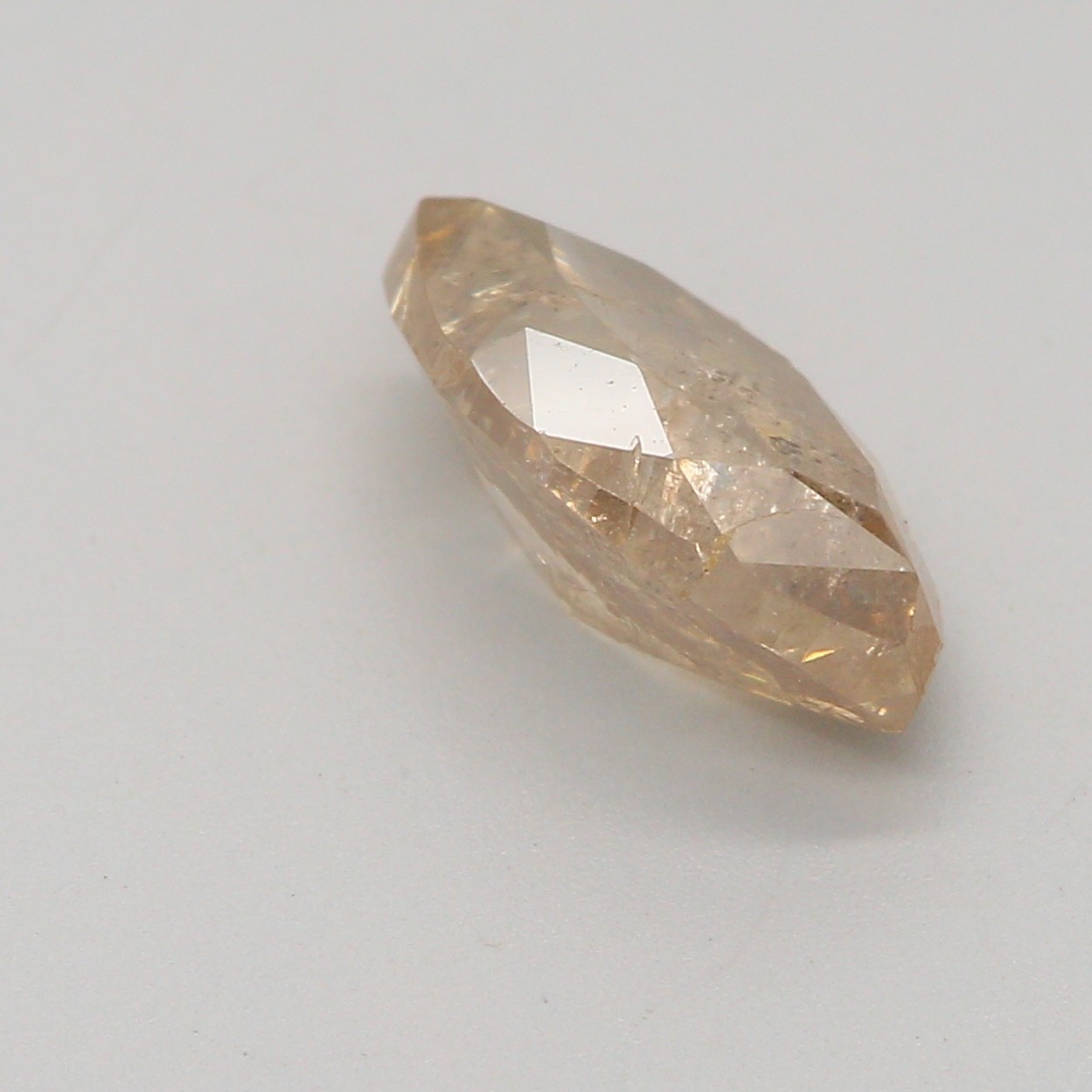 fancy light brown marquise shape loose diamond