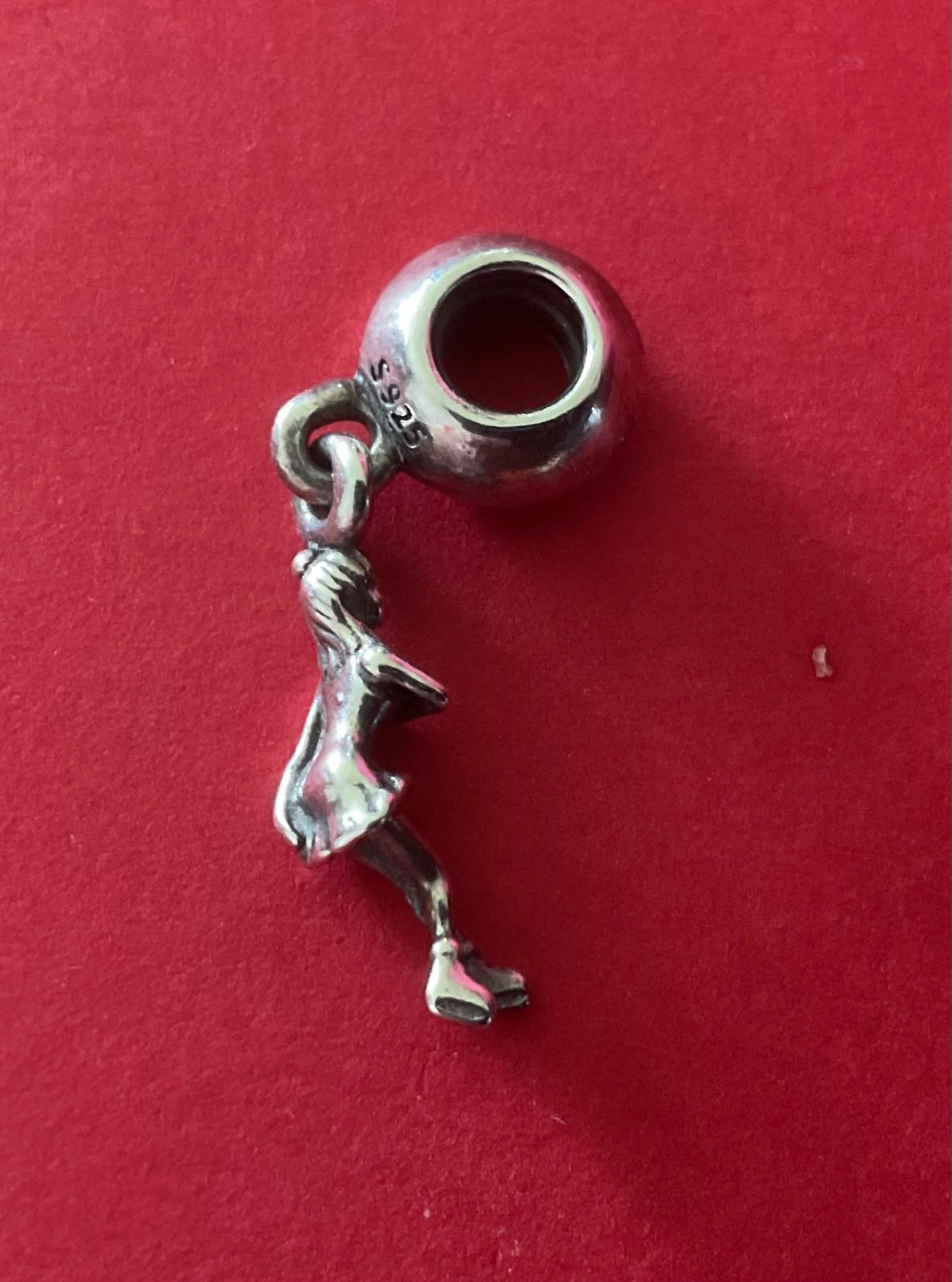 Authentic Retired PANDORA Sterling Silver Figure Ice Skater Dangle Charm S925