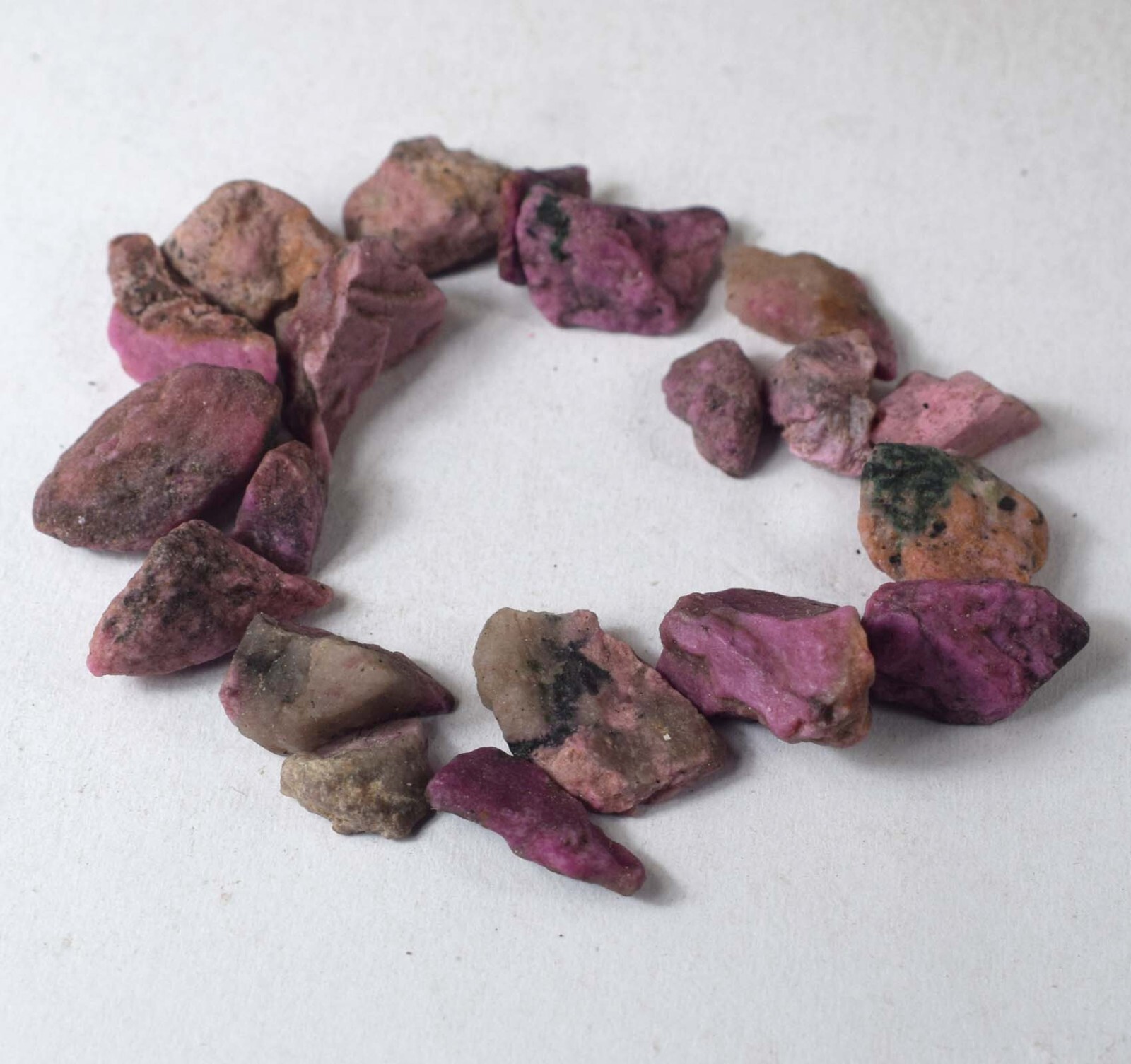 Natural 99.20 Ct Pink Ruby Gemstone Rough Lot Mineral Specimen Certified E13888