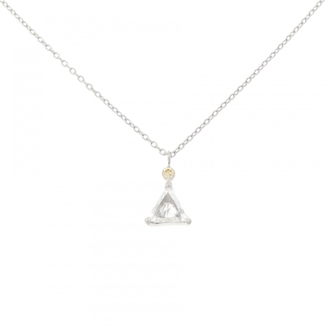 Authentic PT900/PT850 Diamond Necklace 0.357CT #270-004-365-6612