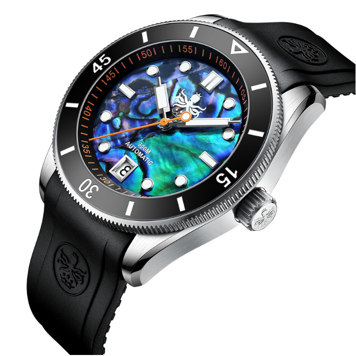 PHOIBOS WAVE MASTER PY010ER 300M Automatic Dive Watch Abalone Shell