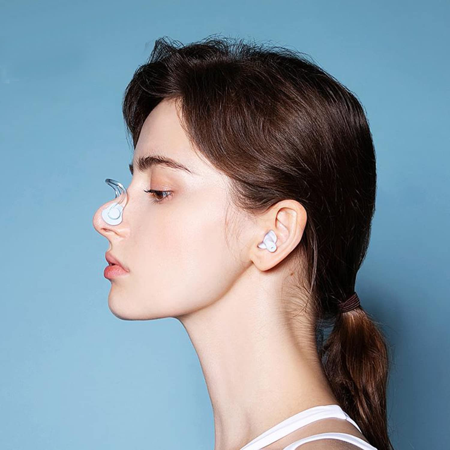 10Pcs Nose Clip for Swimming Nose Plugs for Kids and Multi-Color