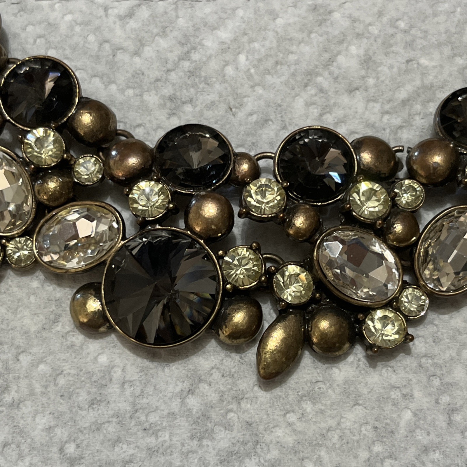 Zara Rhinestone Encrusted Chocker Necklace