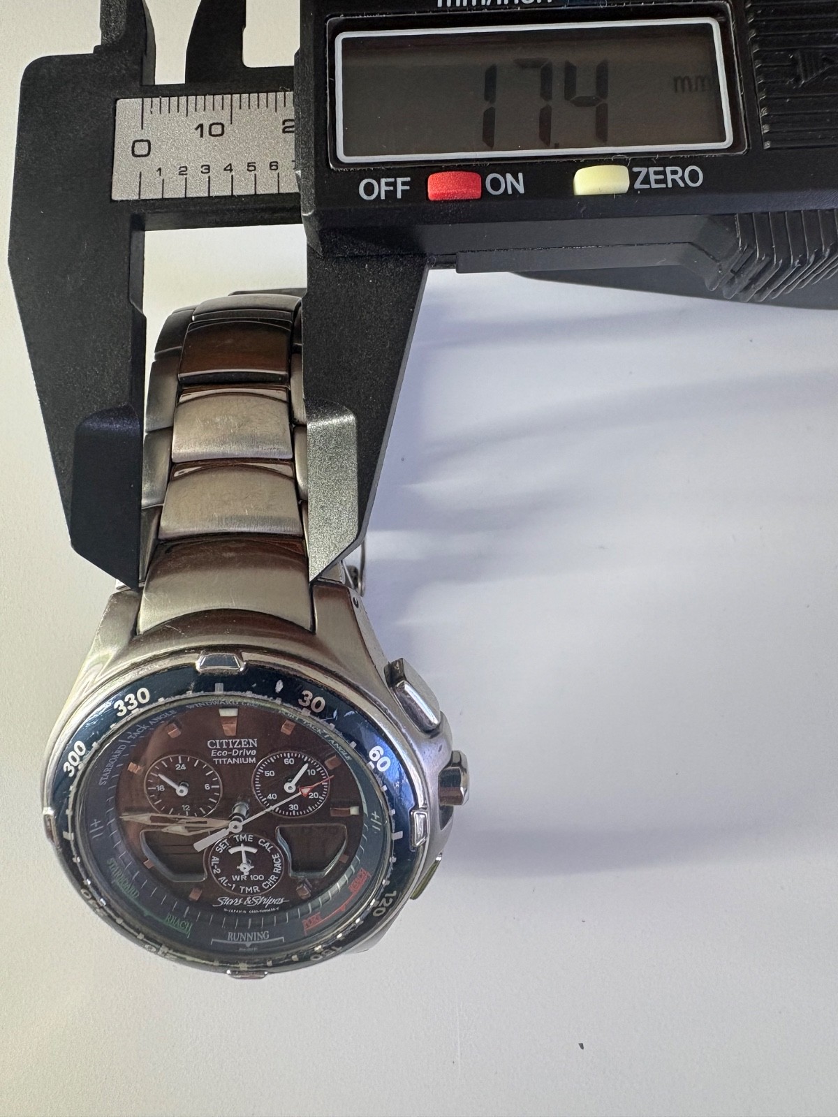 RARE TITANIUM CITIZEN ECO-DRIVE C660 “STARS & STRIPES” AMERICA’S CUP EDITION