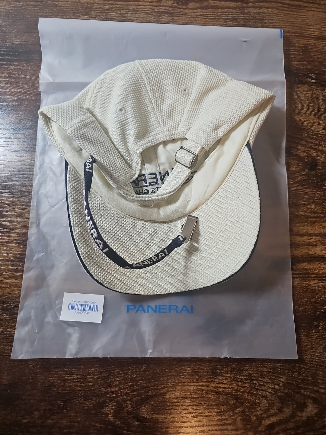 Panerai PAA00842 White / Cream Cap Hat NOS Rare VIP Dealer OEM Original