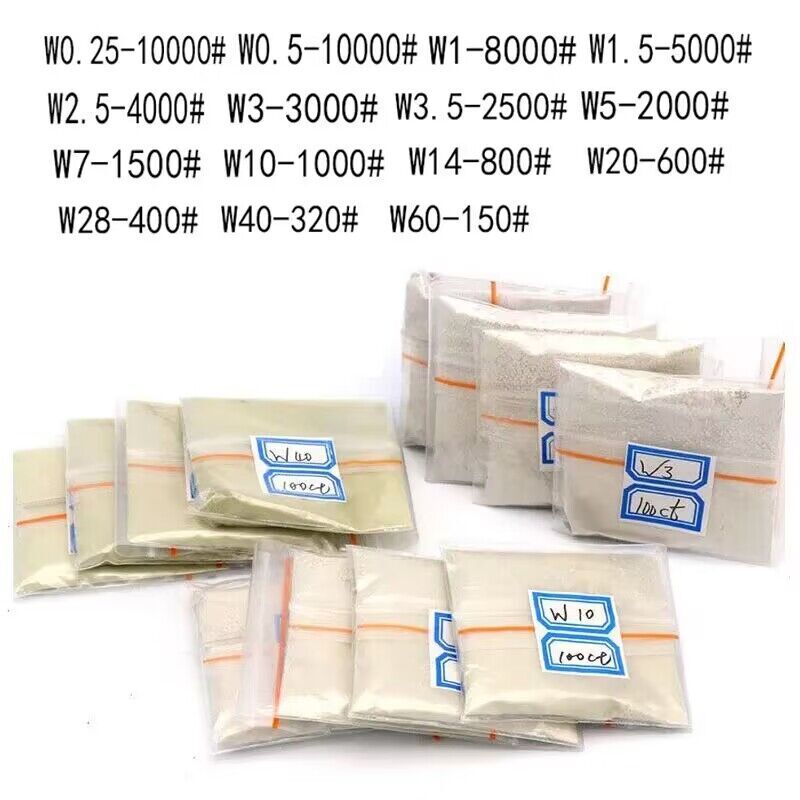 100 carats / 20g W0.5-W40 Polishing Powder Diamonds Micron Powder Polishing Tool