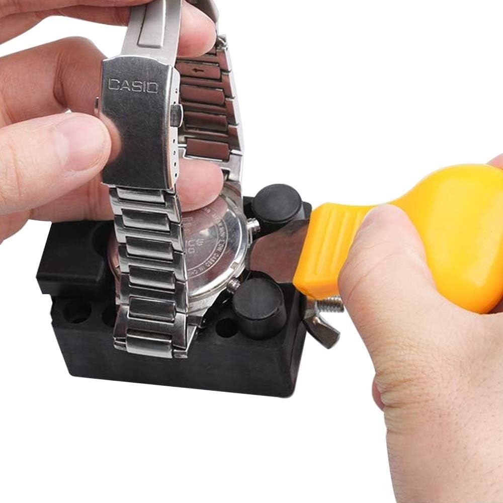 Watch Repair Kit 147PCS Watch Battery Replacement Tool Kit Watch Remover Tool US