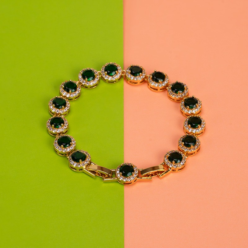 Dopamine round bracelet, fresh, sweet and gentle versatile bracelet niche