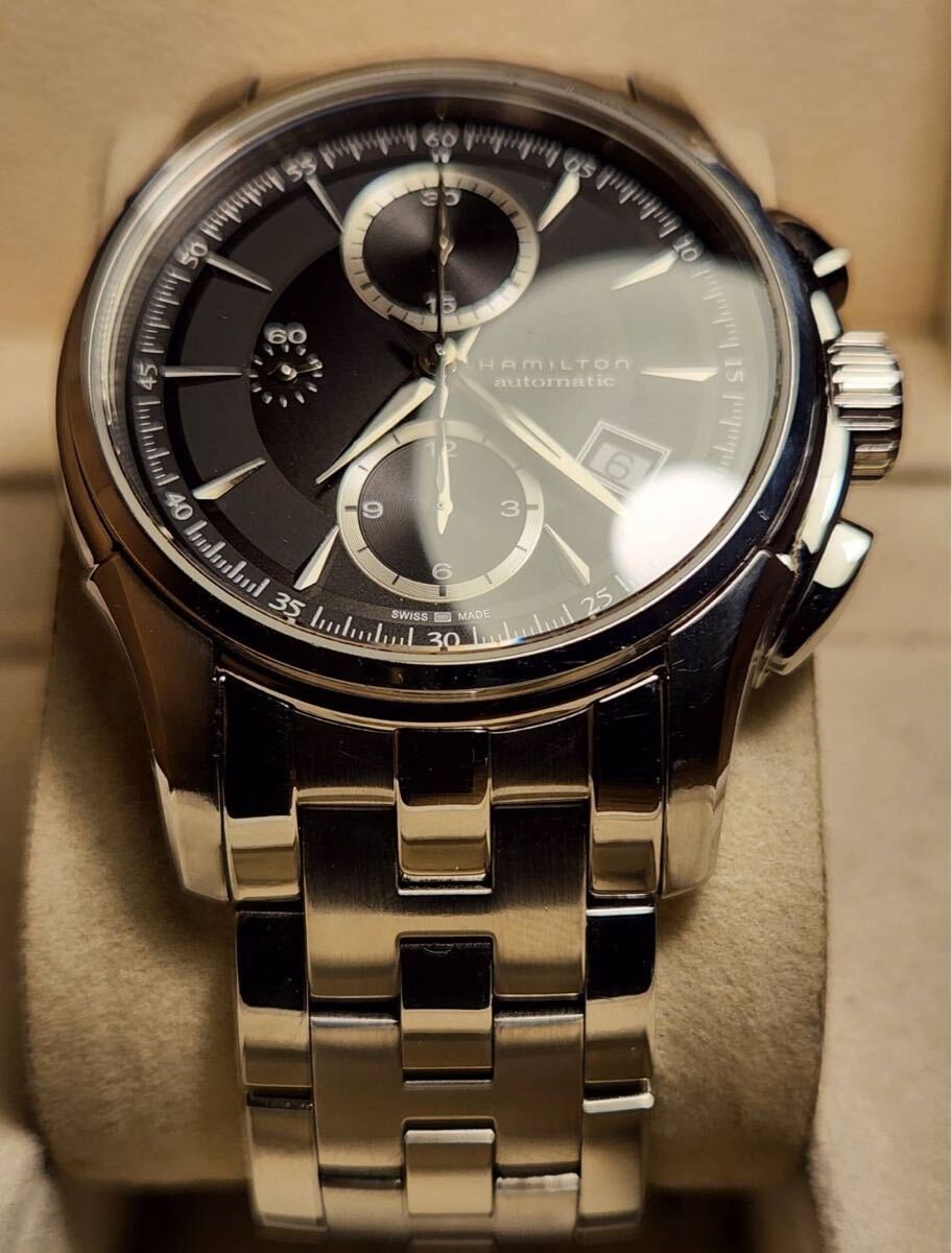 [B1P] Hamilton Jazzmaster Auto Chrono Automatic Khaki Mens Watch [t9n]