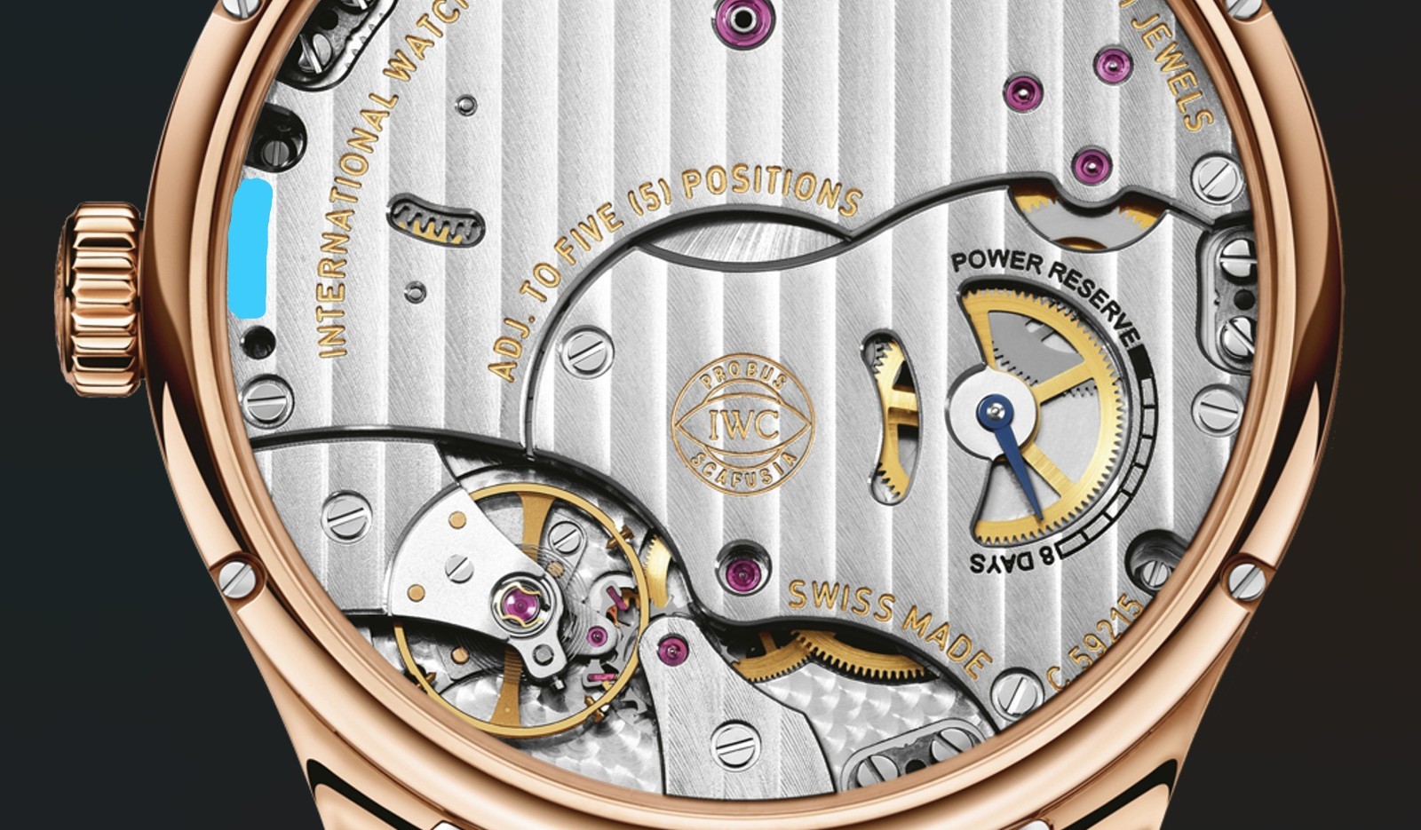 IWC Portugieser Hand-Wound Eight Days ‘Red 60’ Opaline 18kt Rose Gold IW510204