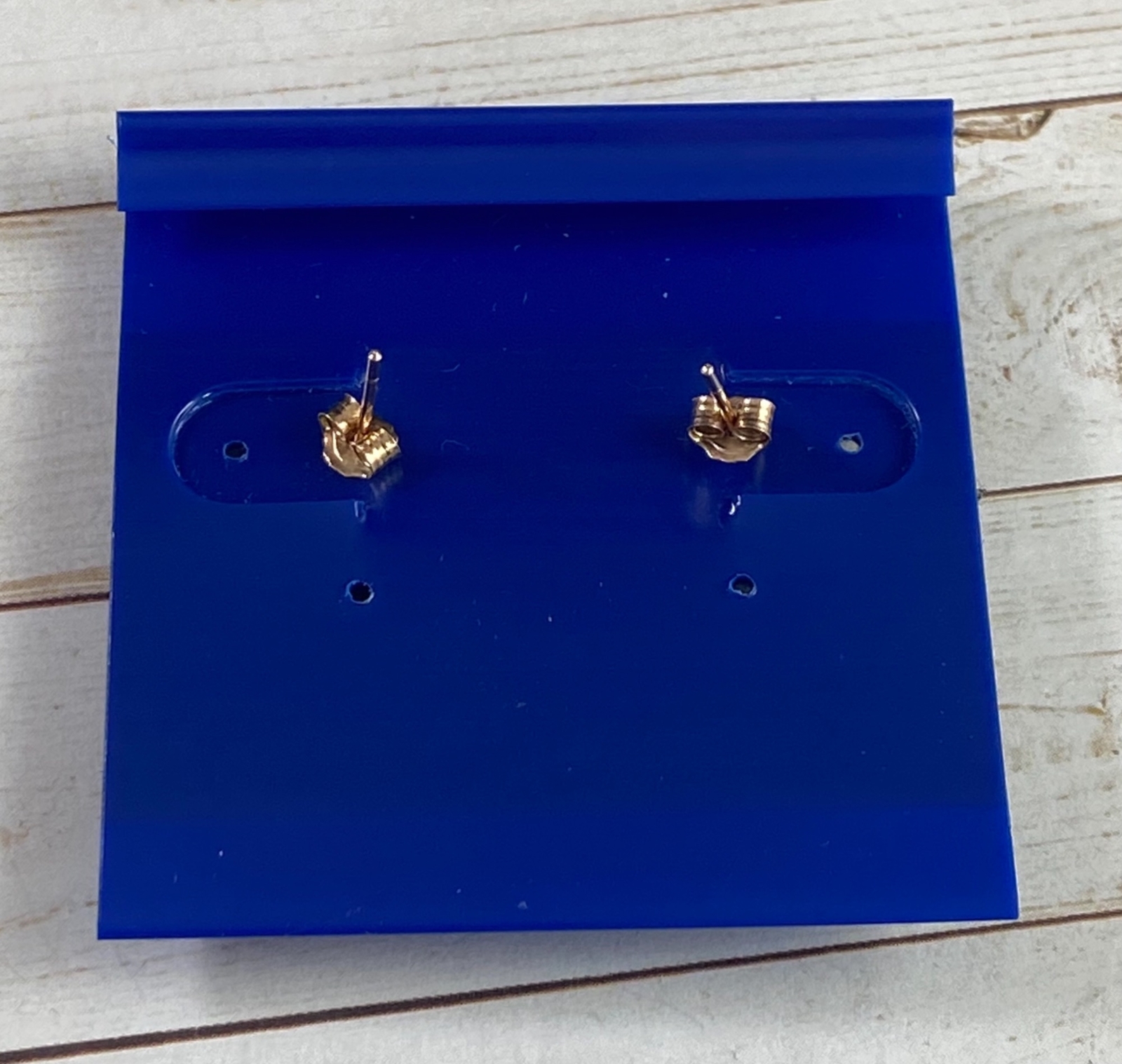 Fuzion Creations Rose Gold Over Sterling Silver Earrings NWT