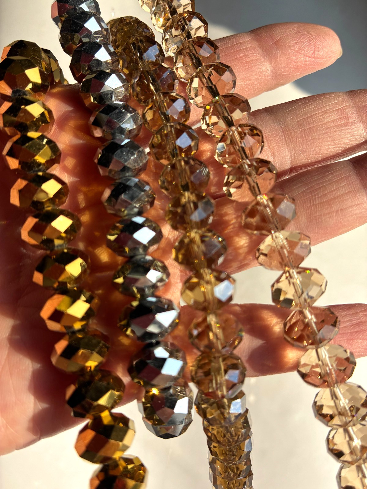 CRYSTAL Beads 10mm Bulk Lot Multi Color Beads for Bracelet Making 2 lbs