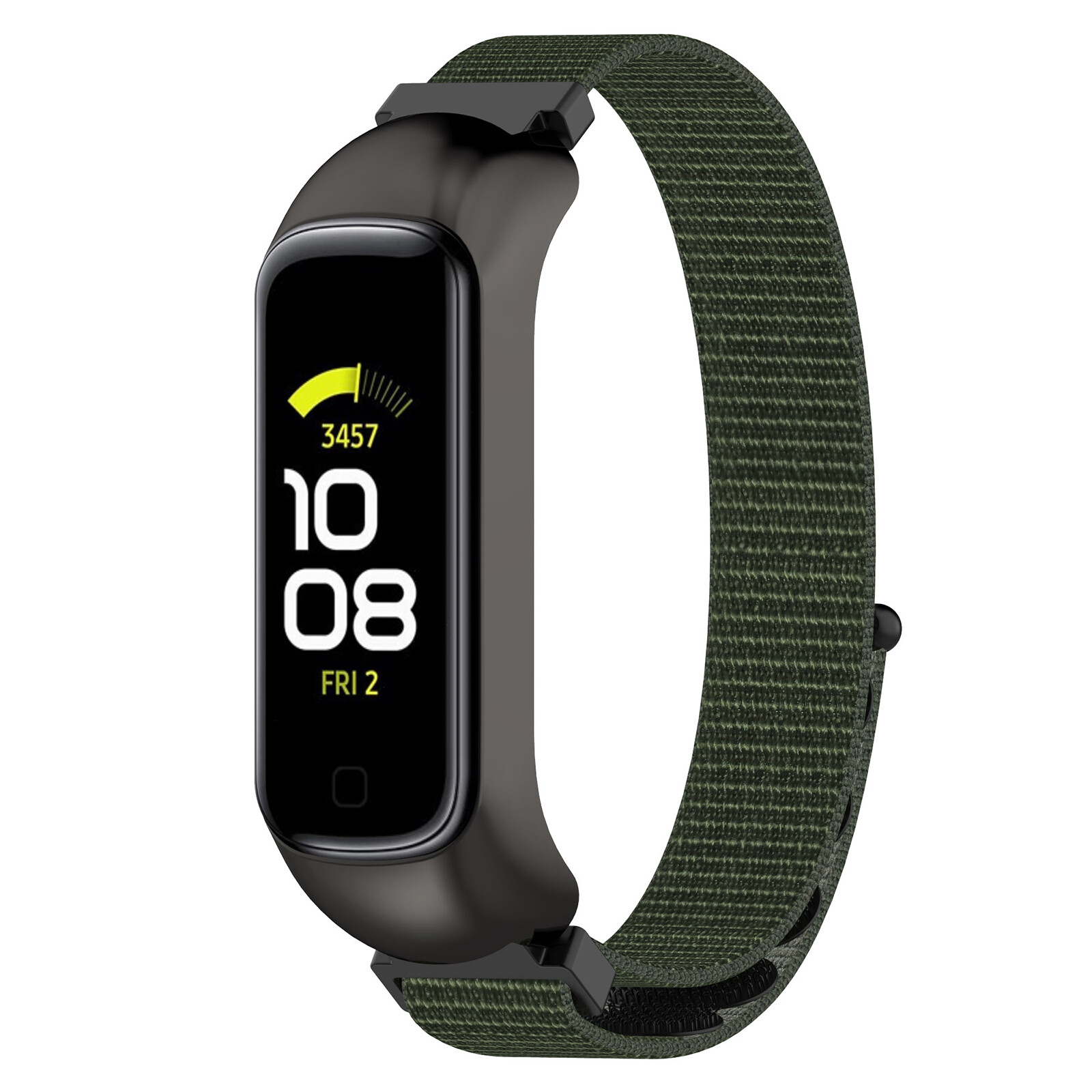 For Samsung Galaxy Fit2 SM-R220 Nylon Loop Watch Band Sports Strap Bracelet