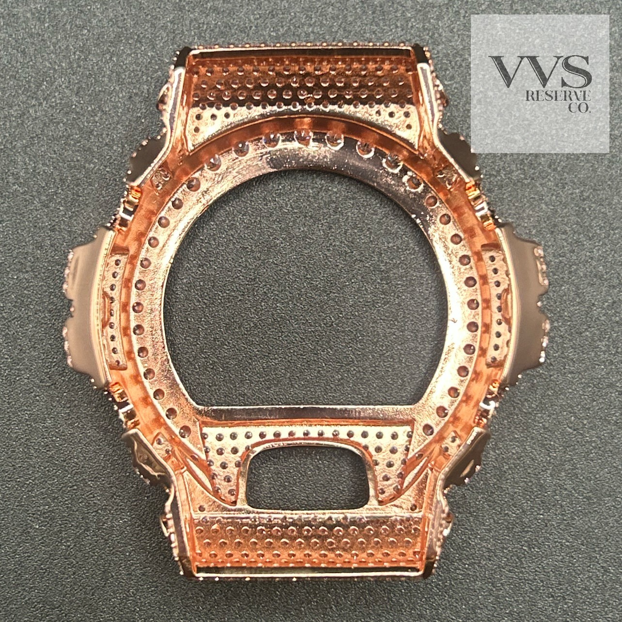 5A CUBIC ZIRCONIA Iced BEZEL Kit For DW6900 Watch – BEZEL ONLY