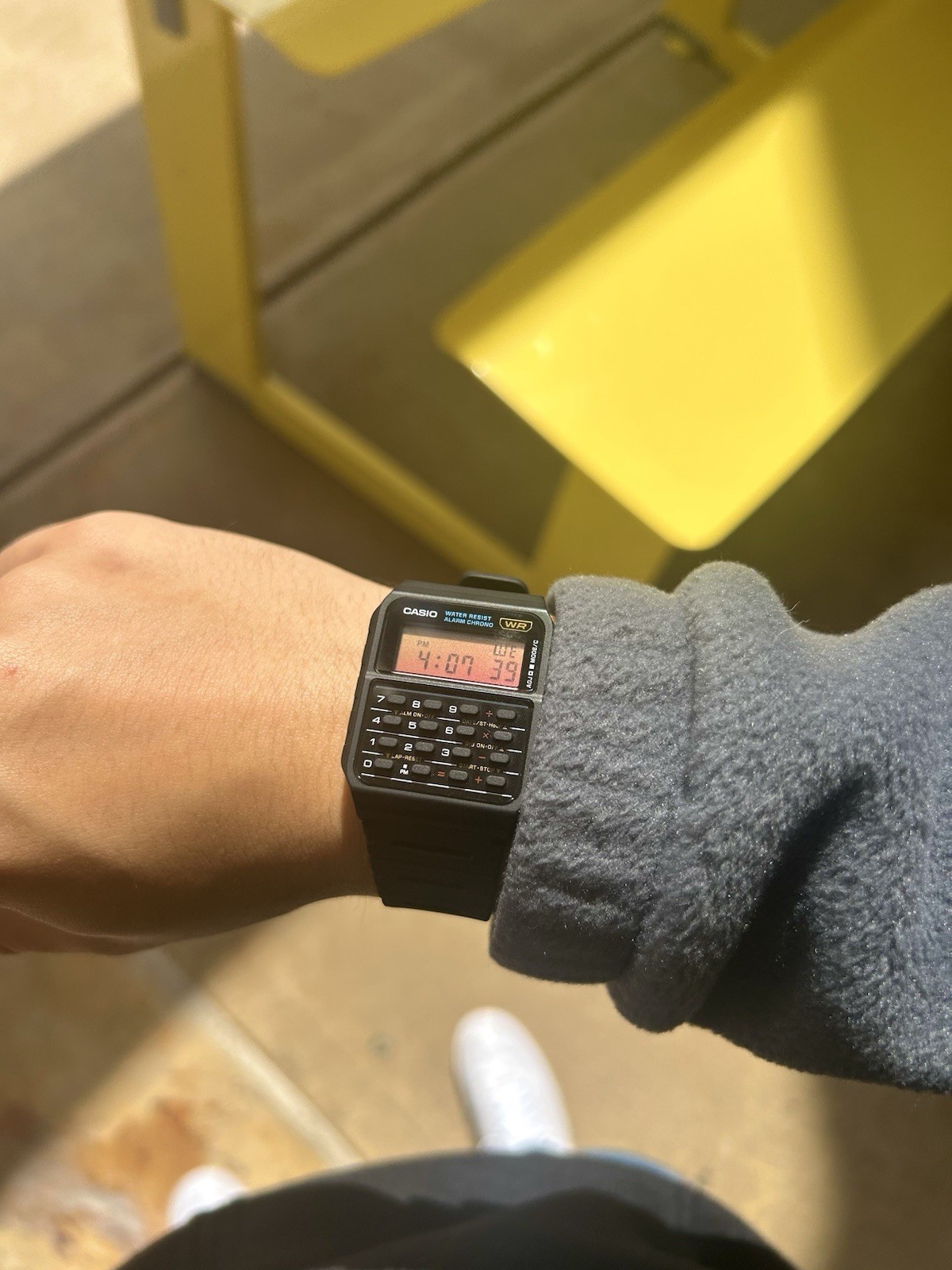 Custom Casio CA53W1 Calculator Watch – Sunset Mod