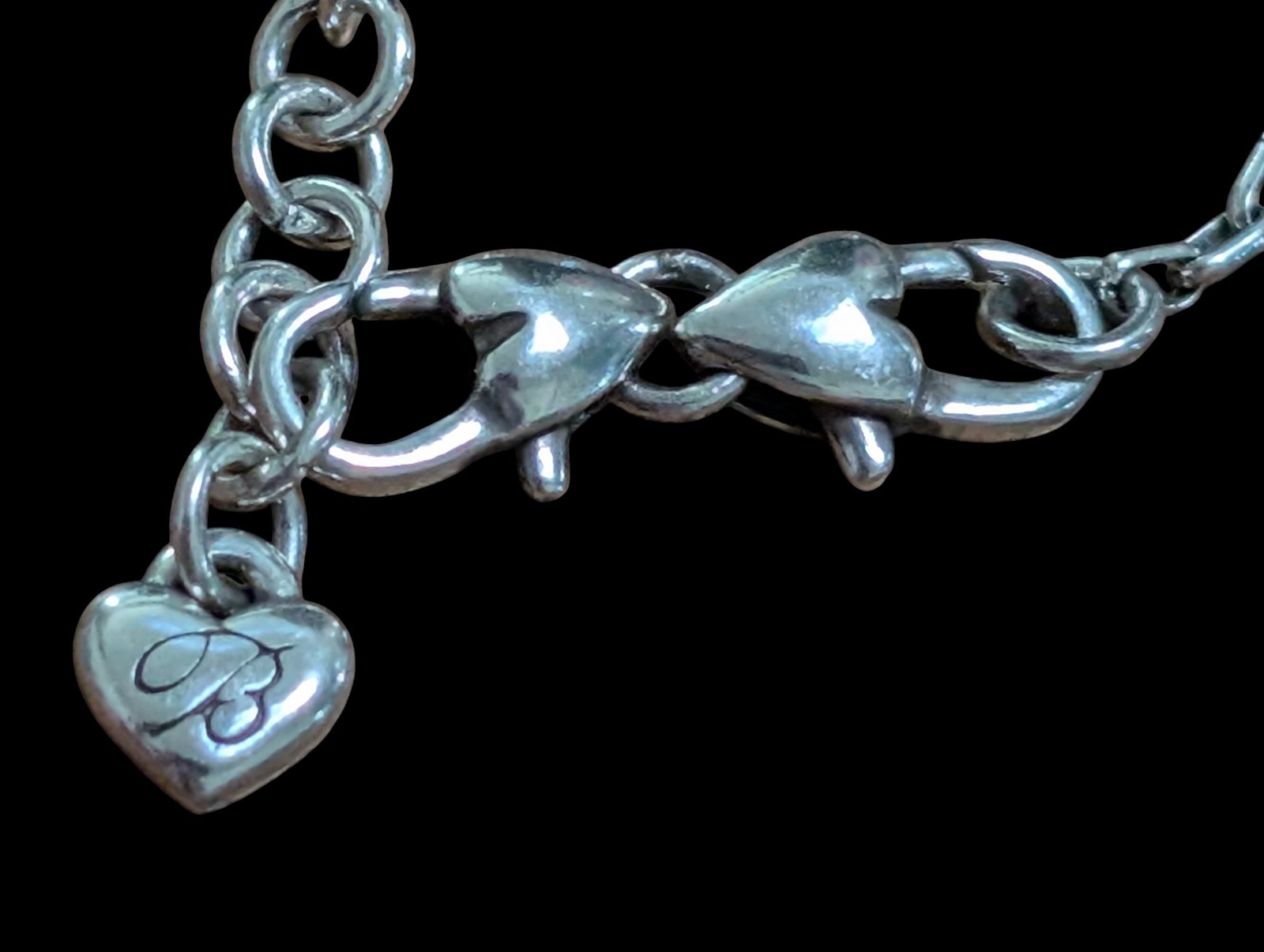 Brighton Vintage 40″ Long Multi Strand Scroll Pendant Statement Necklace Retired