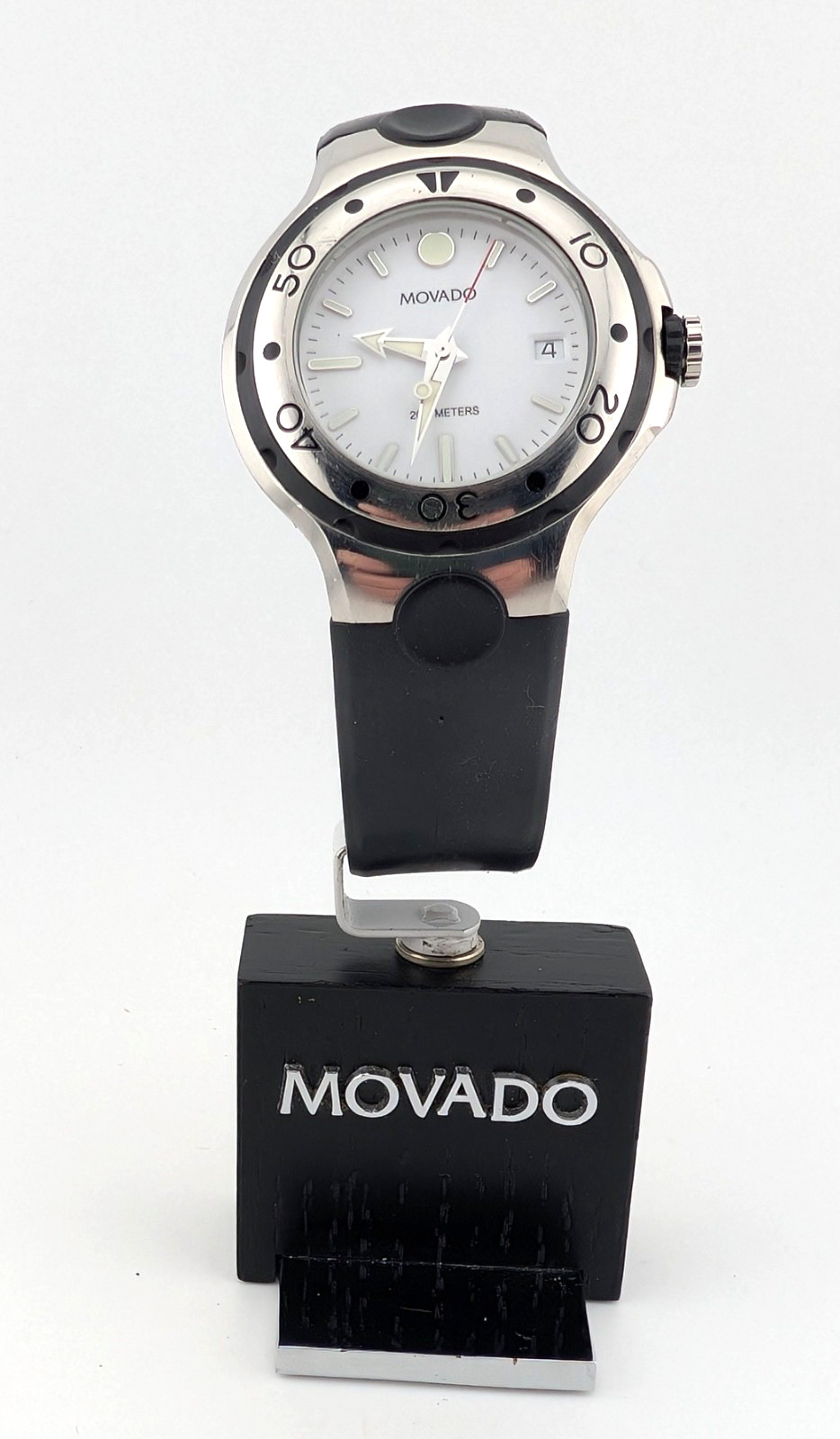 Movado Men’s Series 800 Stainless Steel W/White Dial;Model #84.65.1850.1~ Cool