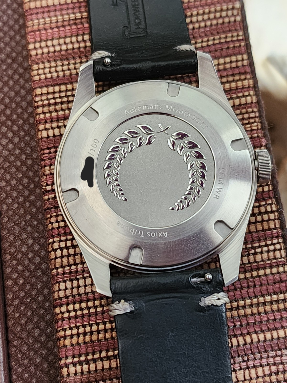 AXIOS Tribune Champagne Sector 38 316L Stainless Steel Miyota 9015 50m Sapphire
