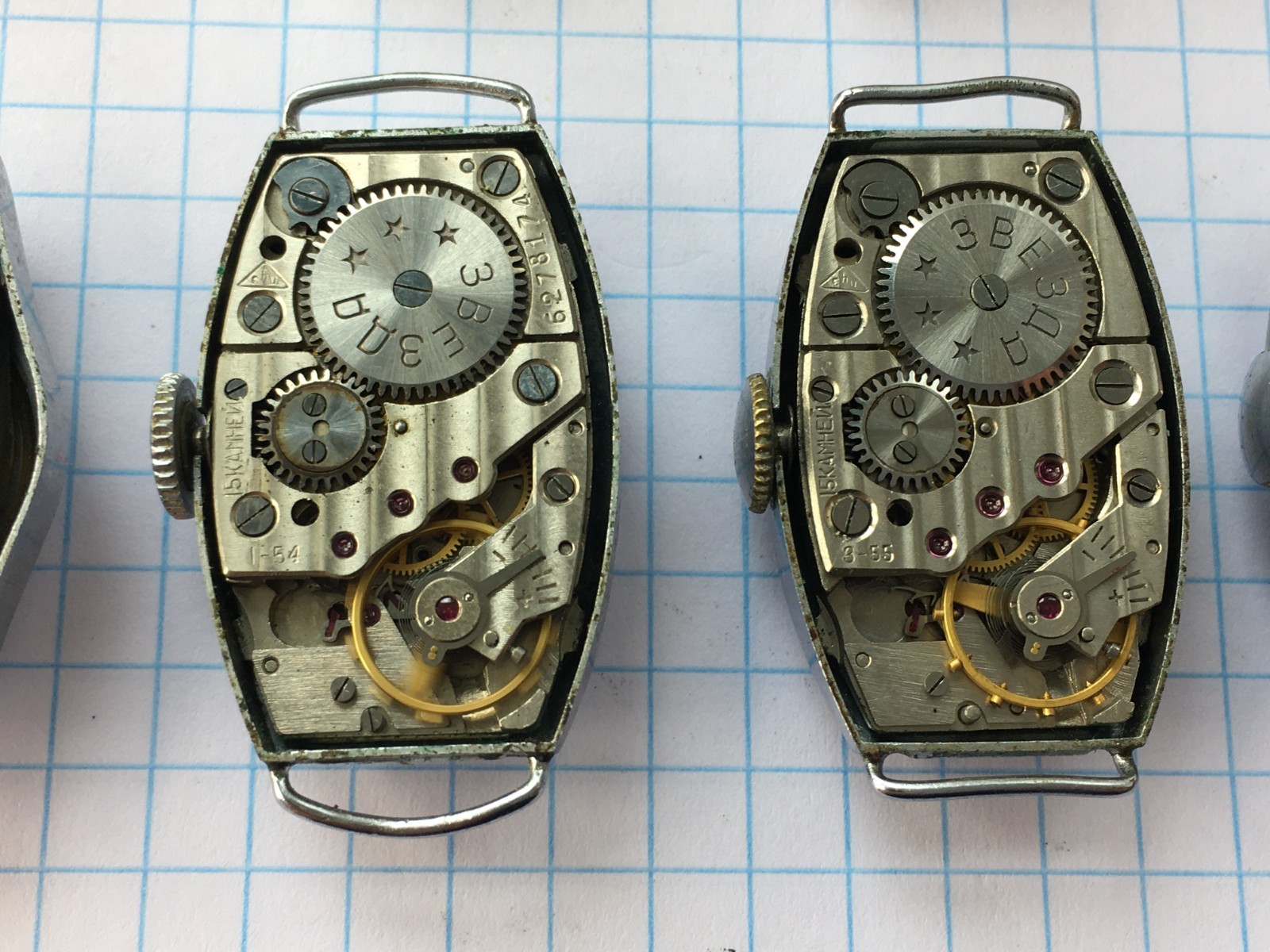 Lot of 10 Soviet Vintage ZVEZDA USSR Women mechanical Wristwatch for parts