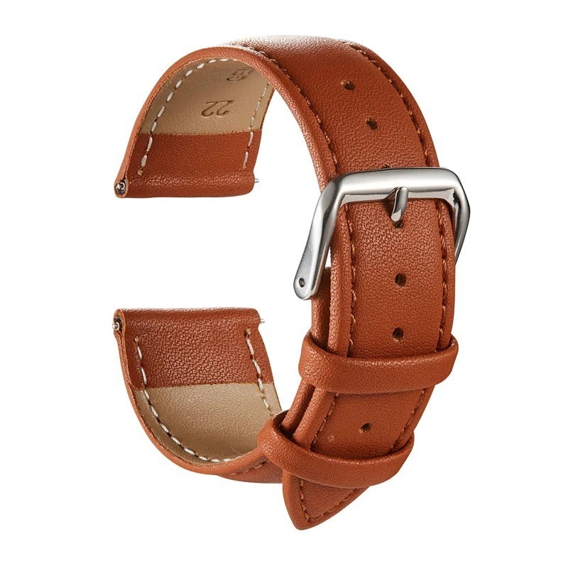 Leather Watch Strap 12mm to 24mm Genuine Replacement Soft Bracelet Watch Band