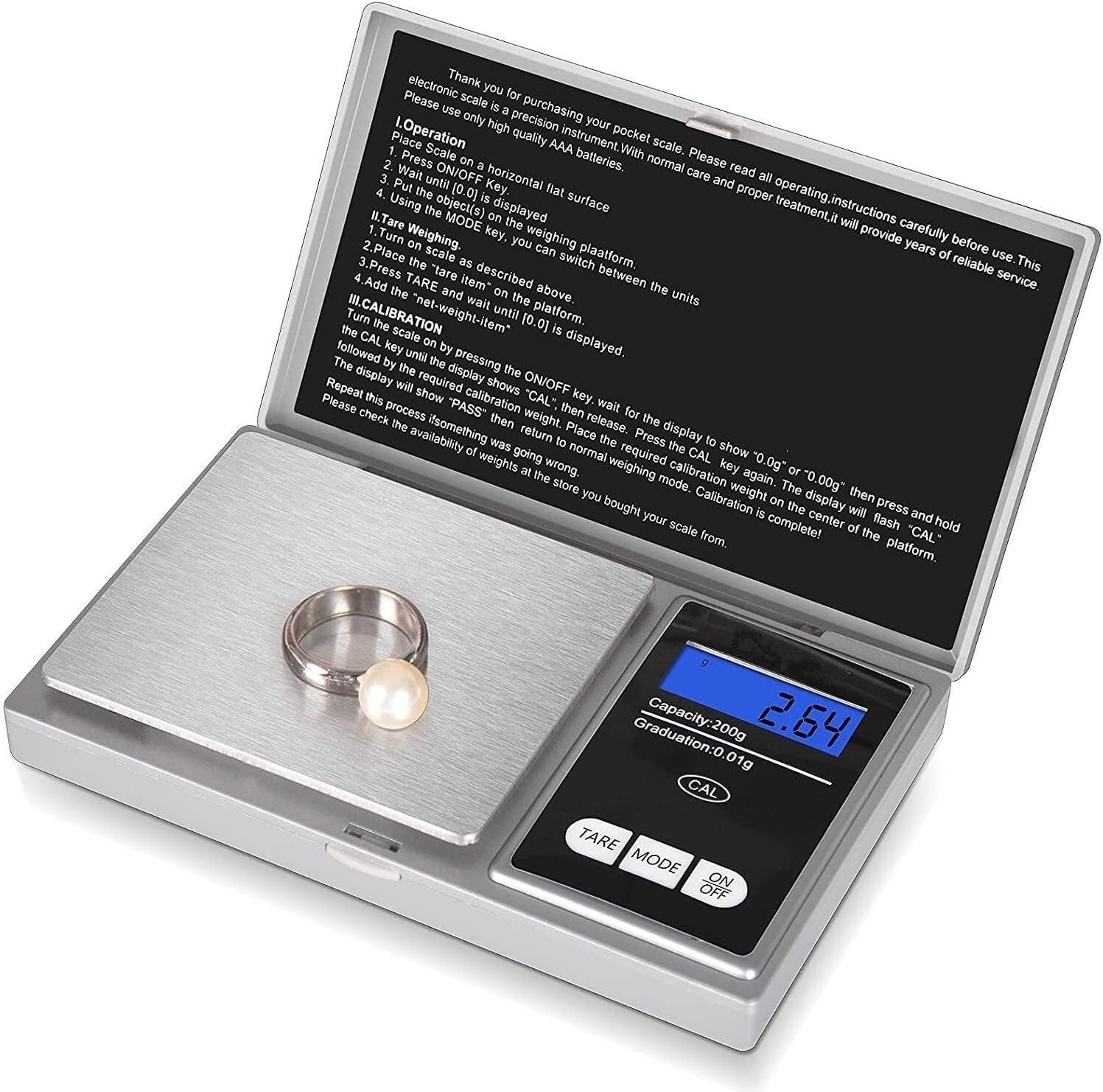 Jewelry Diamond Tester Mini Scale Magnifying Kit Professional Gem Selector