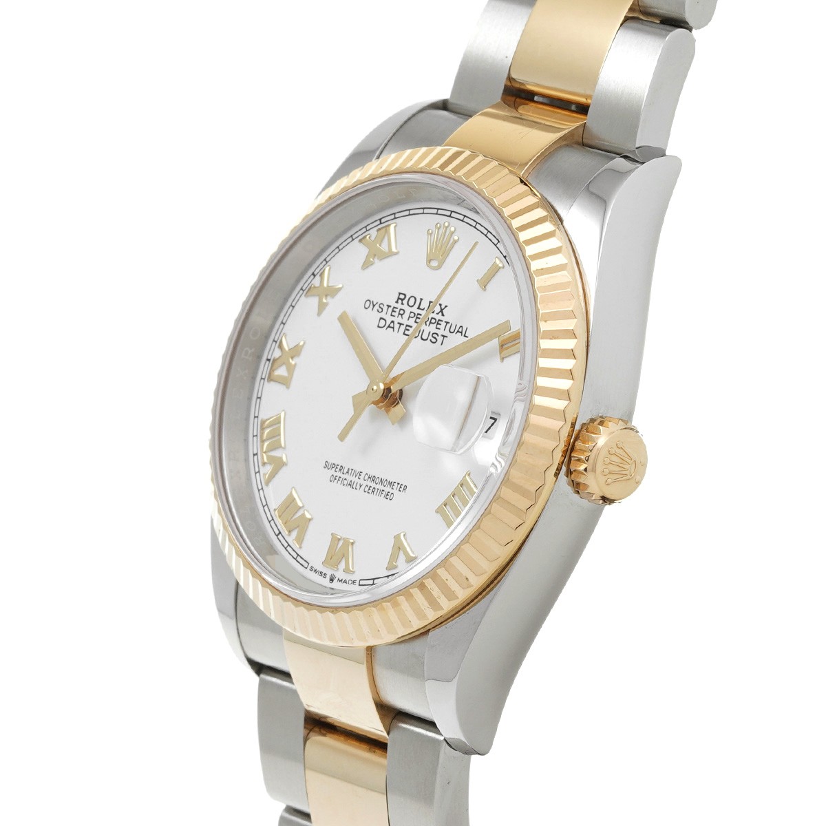 ROLEX Datejust 36 126233 white WATCH 709110