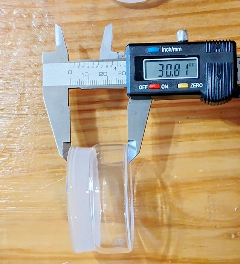 Watchmaker Glass Jar 60mm For Cleaning Washing Oiling Parts Watch Tool Benzine