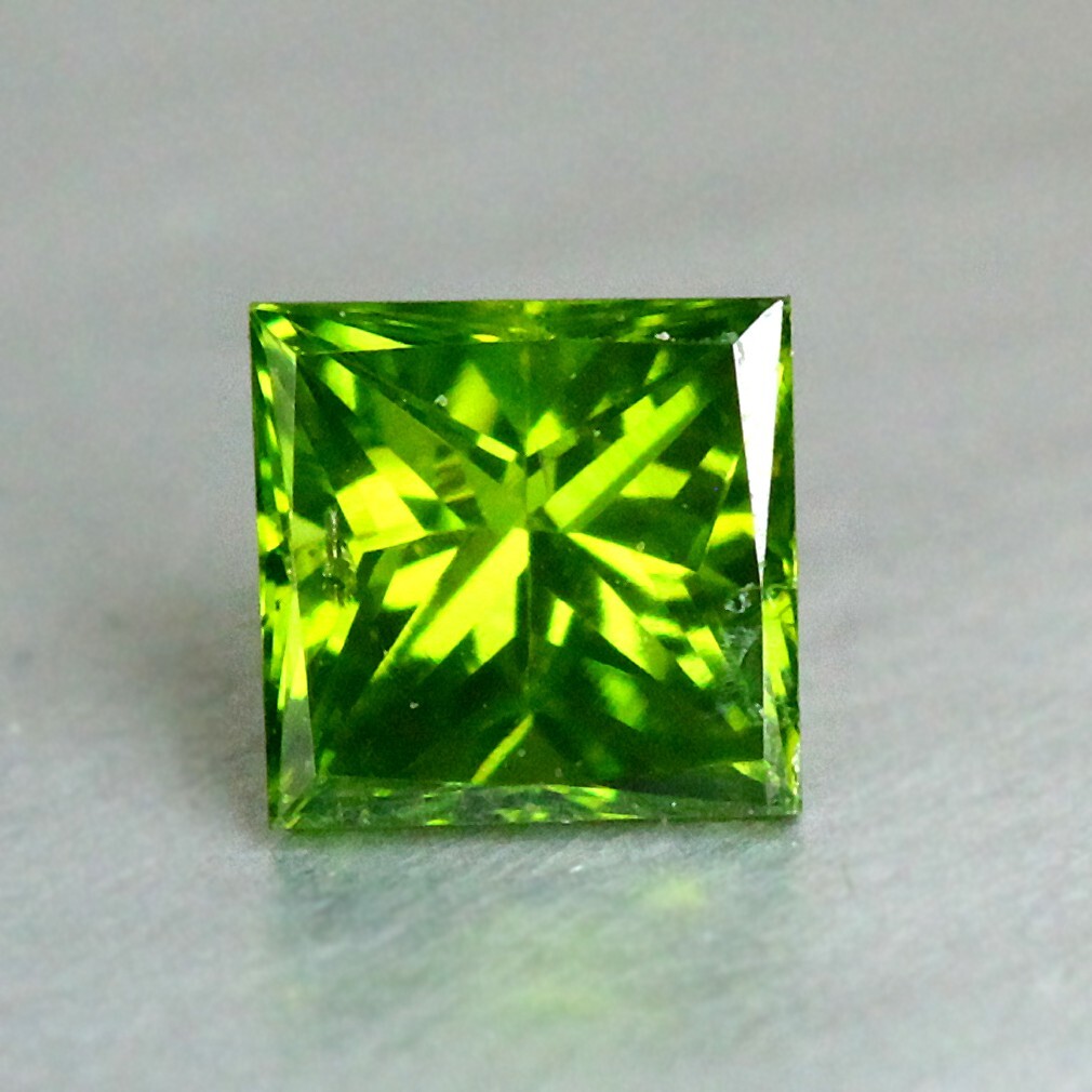 0.09 Ct Fantastic Sparkling 100% Natural Green Diamond Loose Diamond