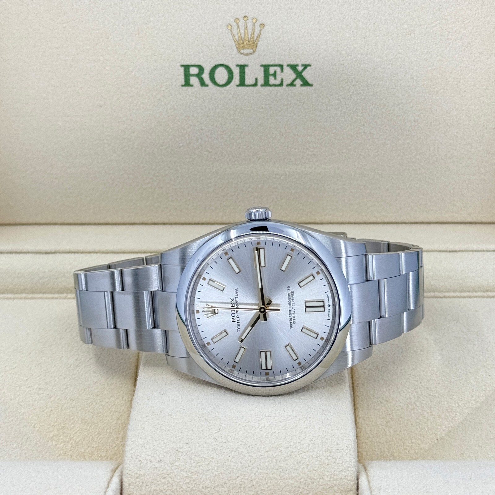 Rolex Explorer 41, Oystersteel, Silver dial, Ref#124300-0001, Unworn, 2024