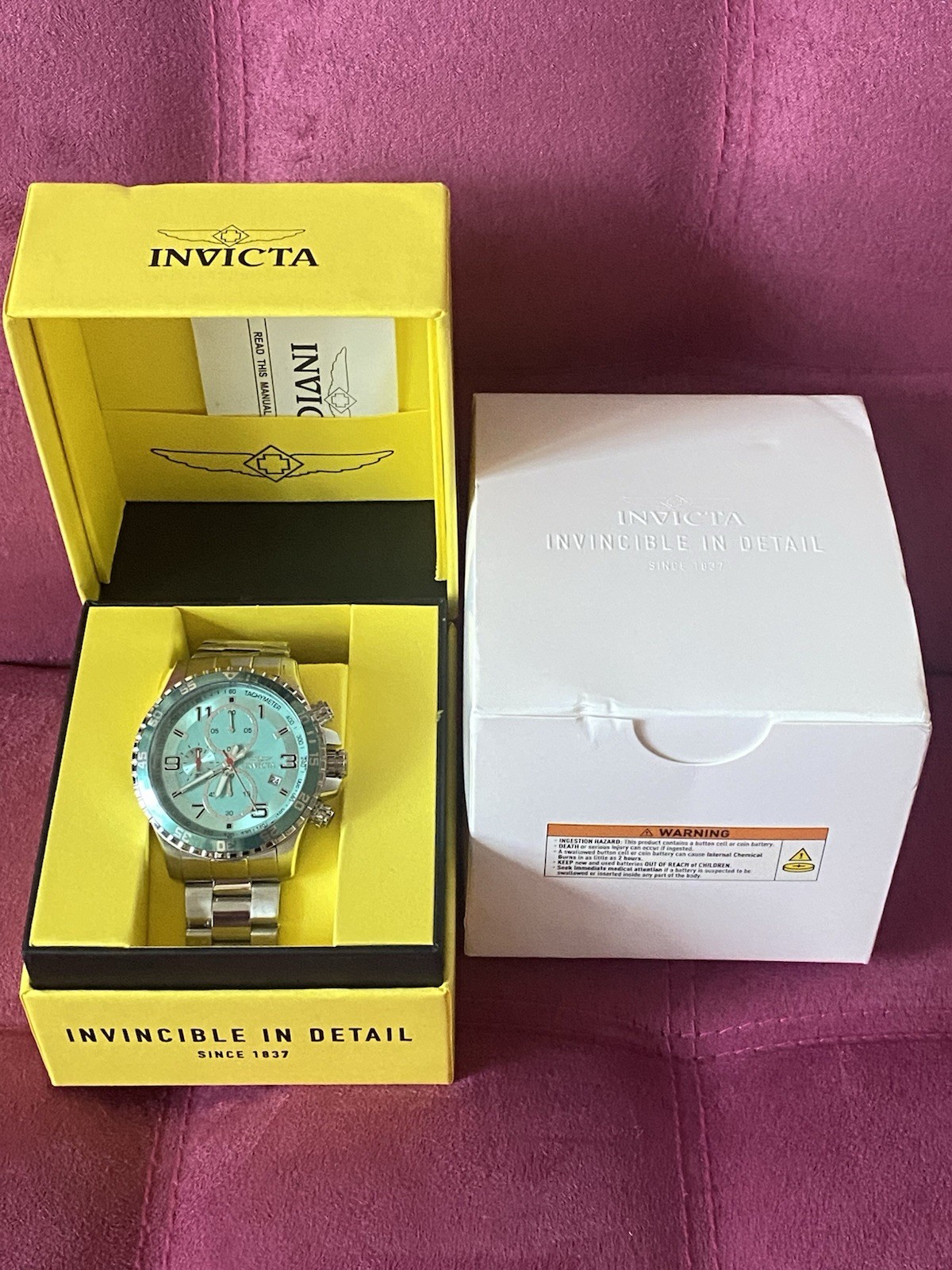 Brand New Invicta Specialty Mach Gala Men’s Watch 48mm Steel (69820) TachyMeter