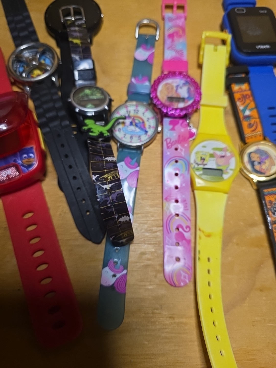 Vintage Kids Watch Lot Of 24 Watches Smart Disney Minecraft Pokémon Not Tested