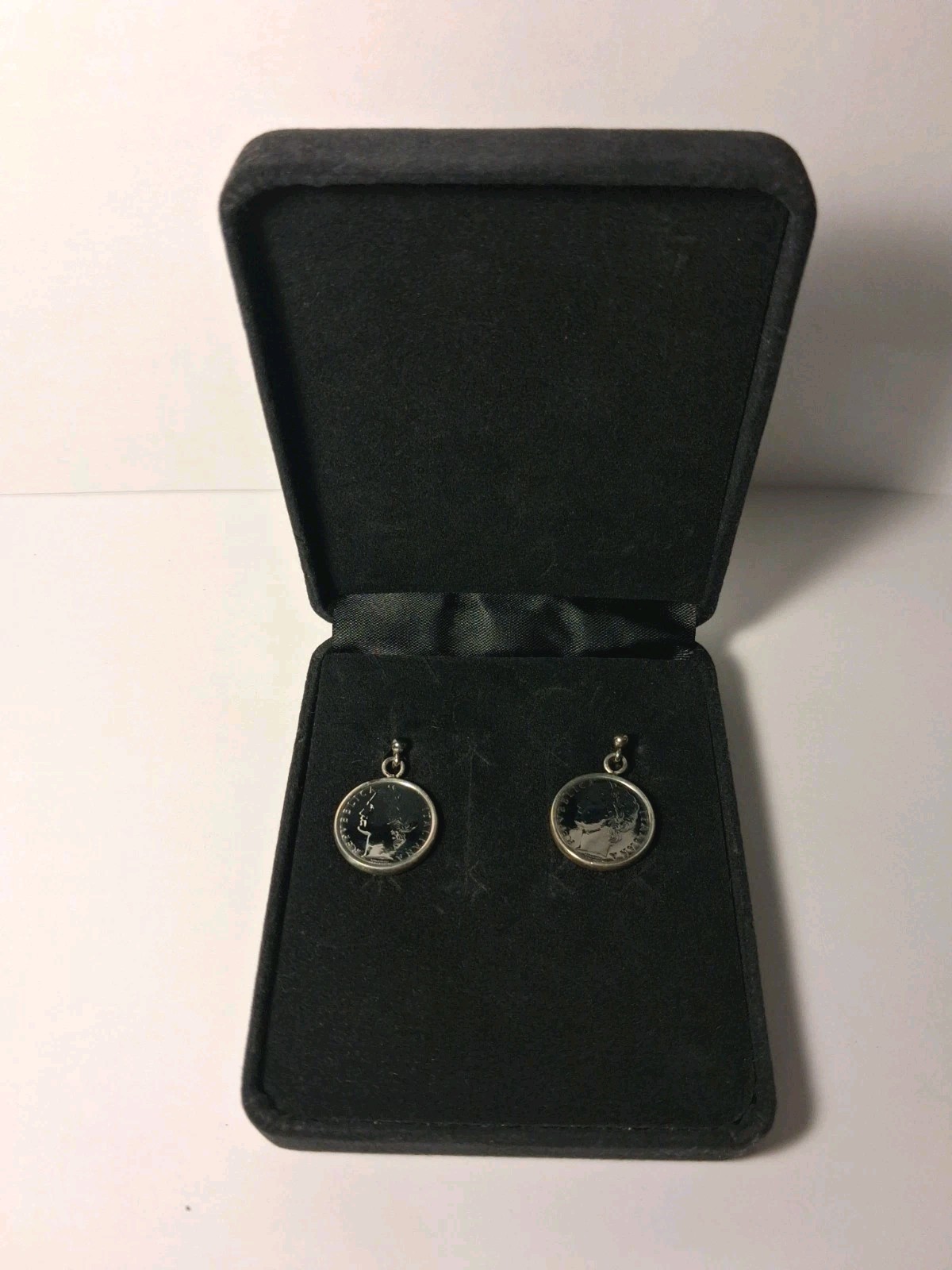 Vintage Milor Italy 925 Sterling Silver Italian Lira Coin Jewelry Set Boxed 184g