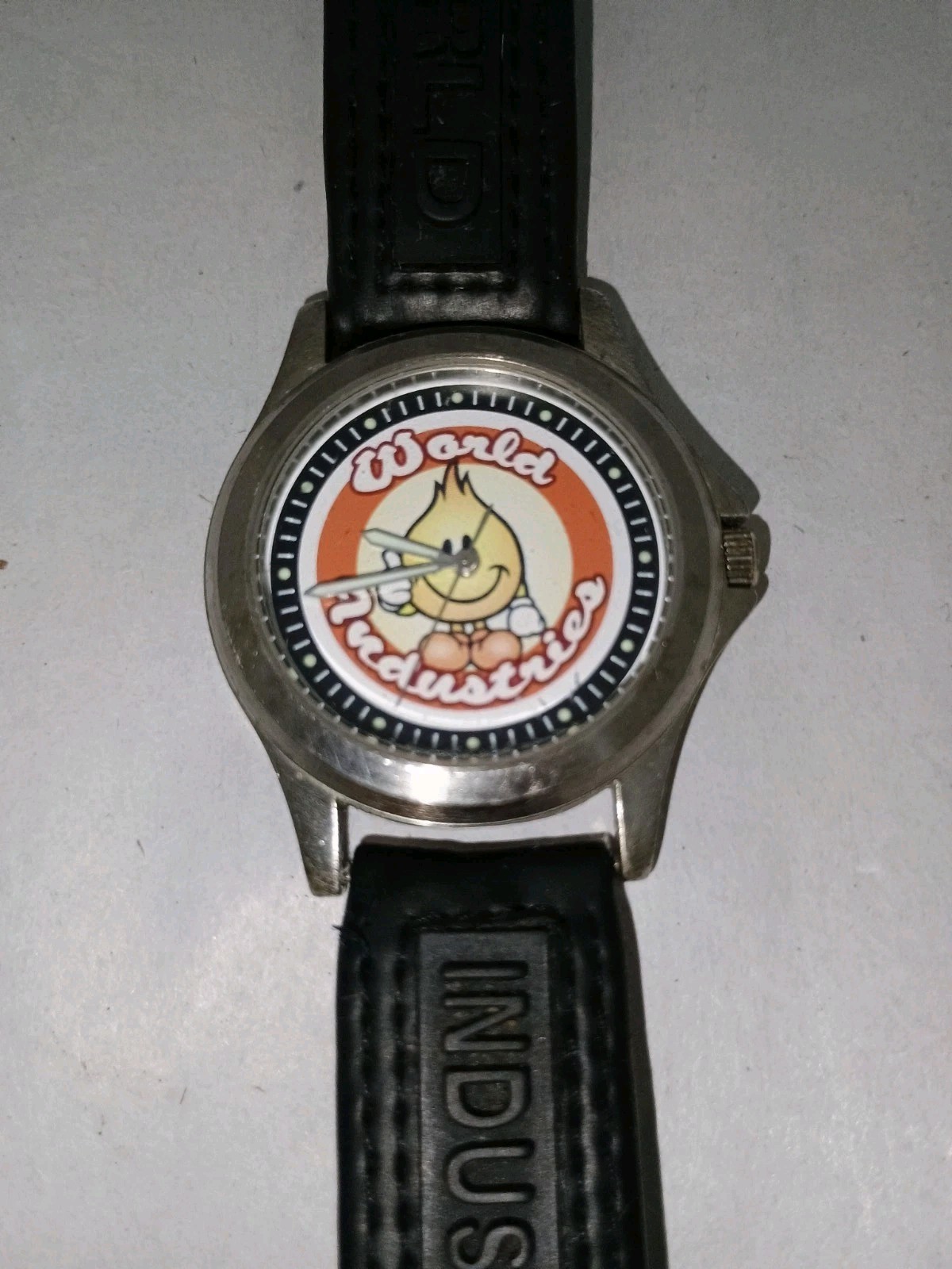 World Industries Flameboy Watch Skate Skater Skateboard Y2K Good Condition Works