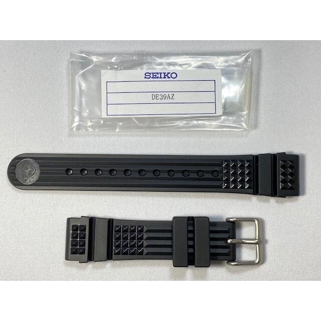 SEIKO Genuine Watch Band 20mm Black Urethane Belt DE39AZ for SBDX001 SBDX003