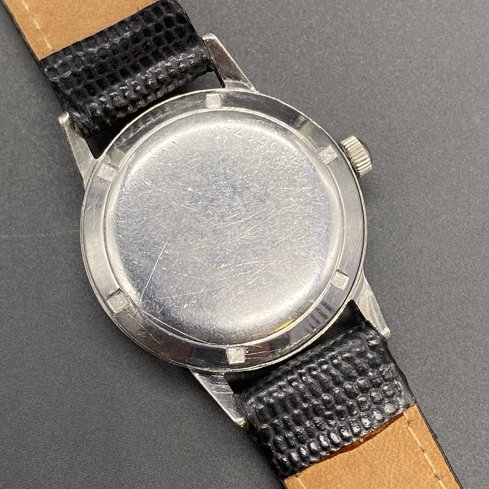 Vintage Eterna-Matic Automatic 17 Jewels Swiss Acier Inoxydable Watch