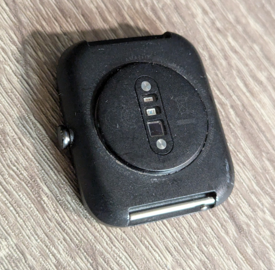 Amazfit Bip U A2017 Smartwatch Black SpO2 Tested w/ Charger No Band