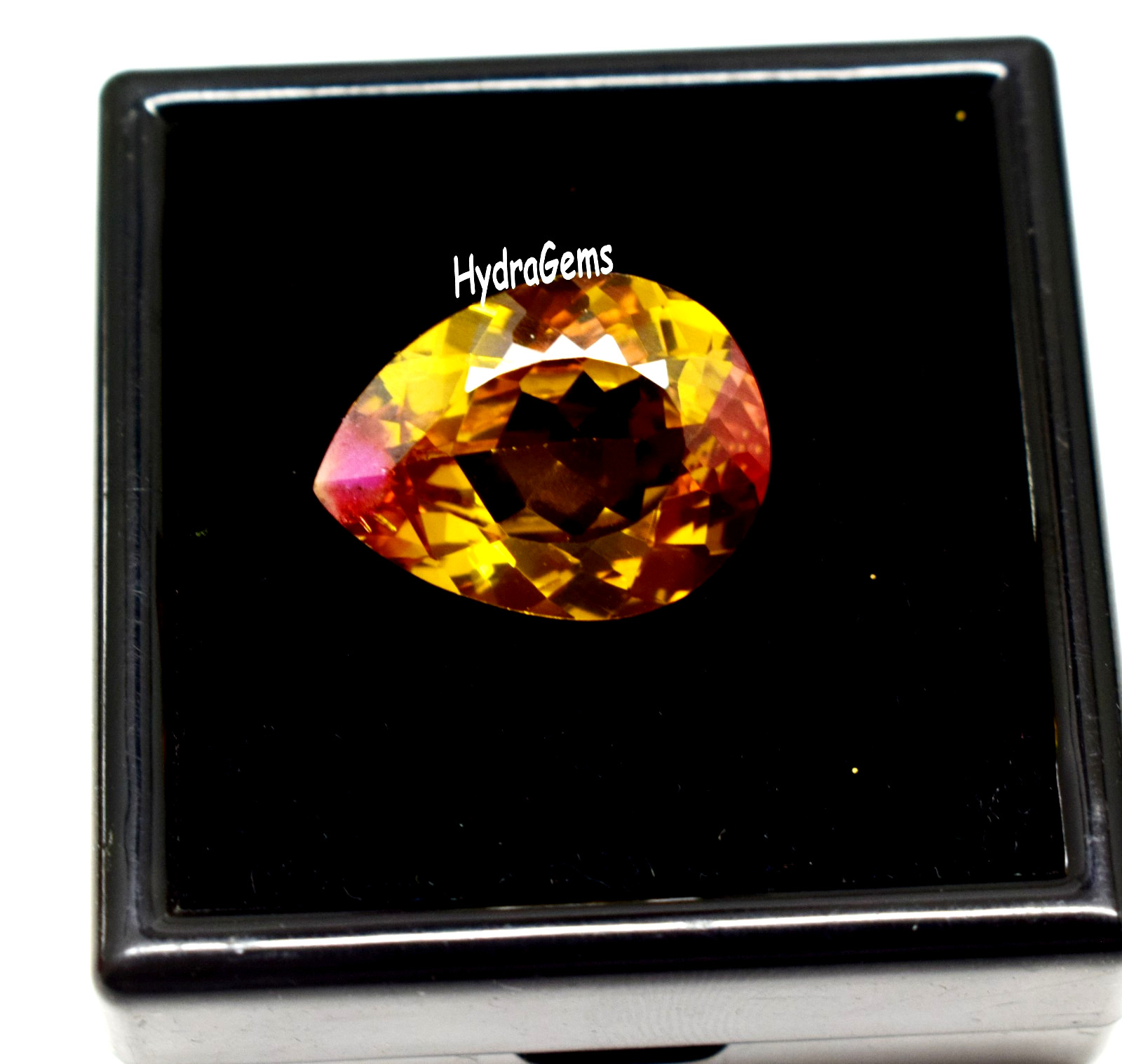 Natural Pitambari Sapphire Golden Honey Yellow-Reddish Tint 12.85 Carat Gemstone