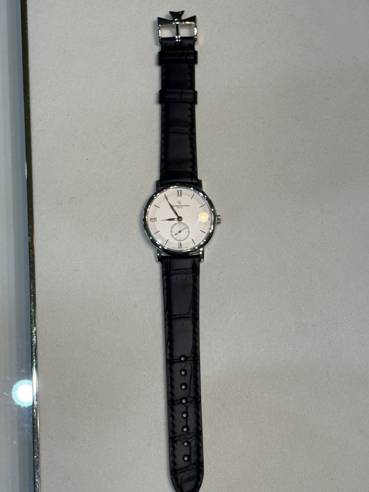 Vacheron Constantin Patrimony Silver Dial 18k White Gold 35mm Manual 81160/1