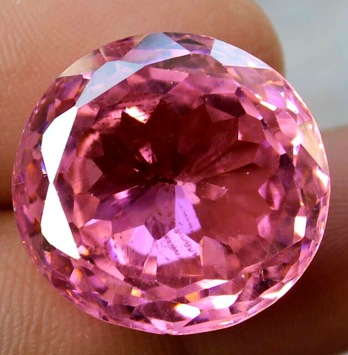 Natural Combodian Pink Zircon 96.00 Ct. Round Cut Loose Gemstone Ring & Pendant