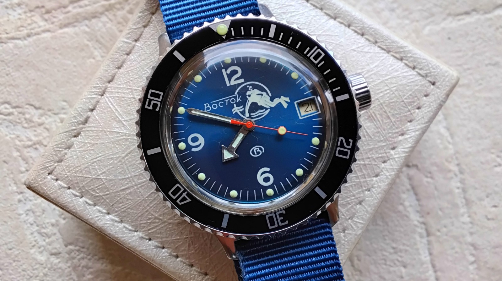 Russian Vostok amphibian divers automatic watch, cal. 2416 B