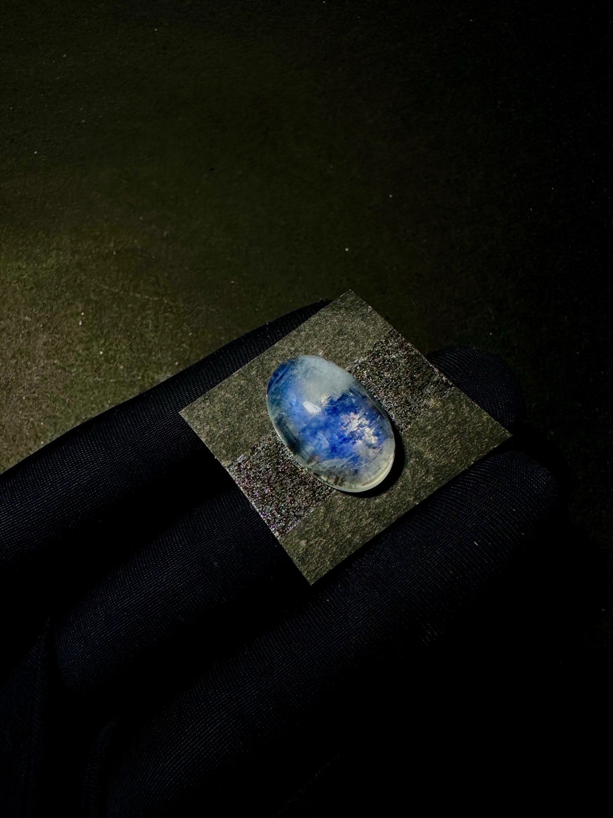 20Cts. Rainbow Moonstone, Blue Fire Rainbow Moonstone, Custom Ring Stone, 13×20