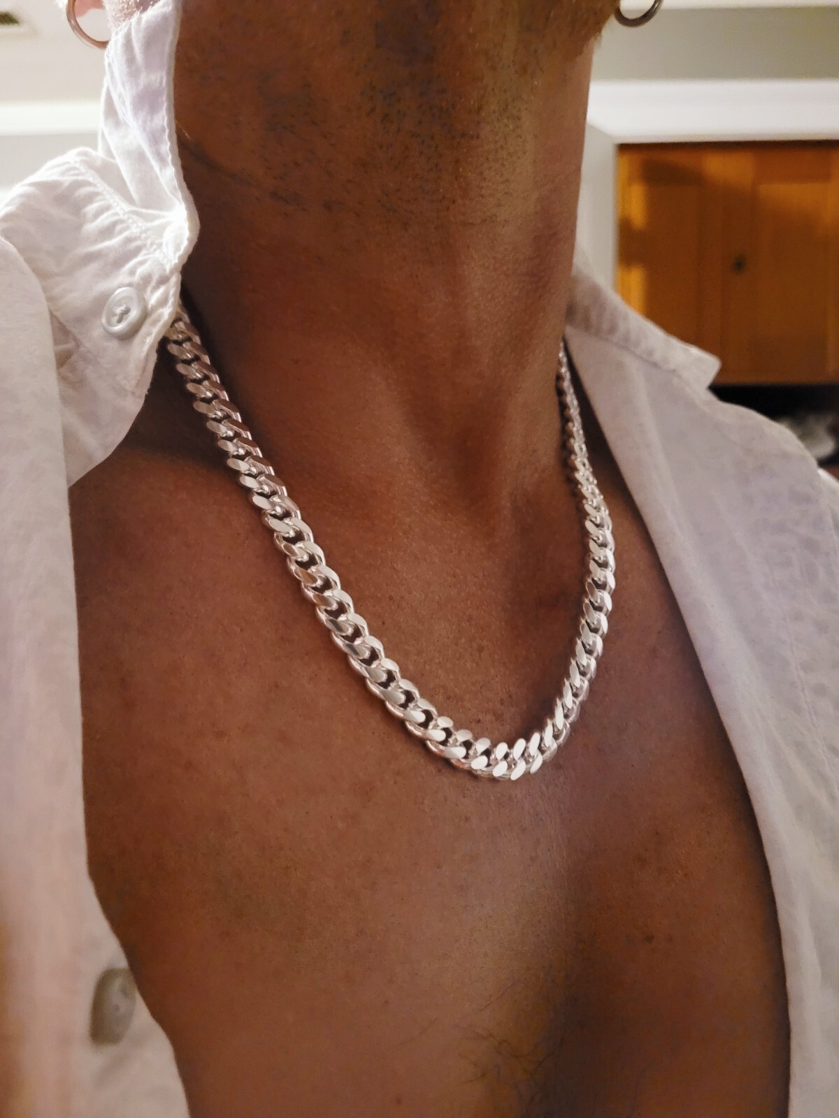 9.2MM Solid 925 Sterling Silver Men’s Italian MIAMI CUBAN Chain Made in Italy