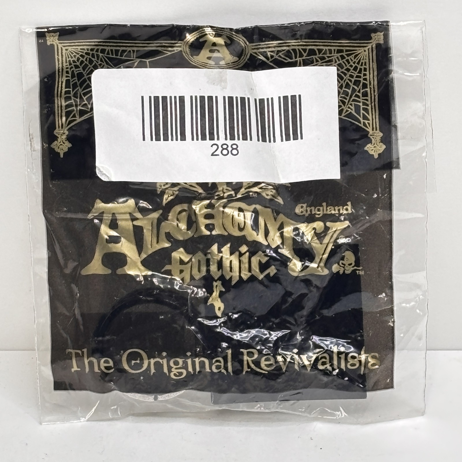 1990s Alchemy Gothic Celtic Theurgy Ring Pewter Made in England in Original Bag