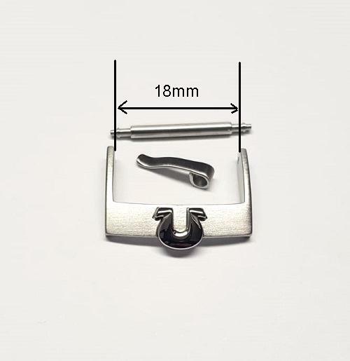 OMEGA steel buckle TONGUE 18mm 025STZ007063 boucle hebilla Dornschließe GENUINE