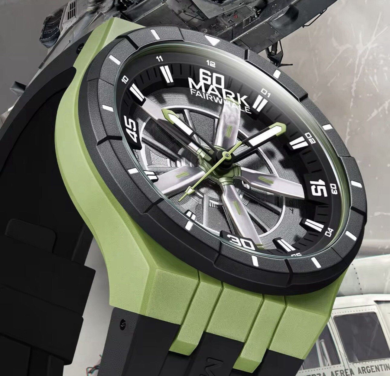 Mark Fairwhale Watch Wristwatches Luminous Quartz Water Resistant Travel