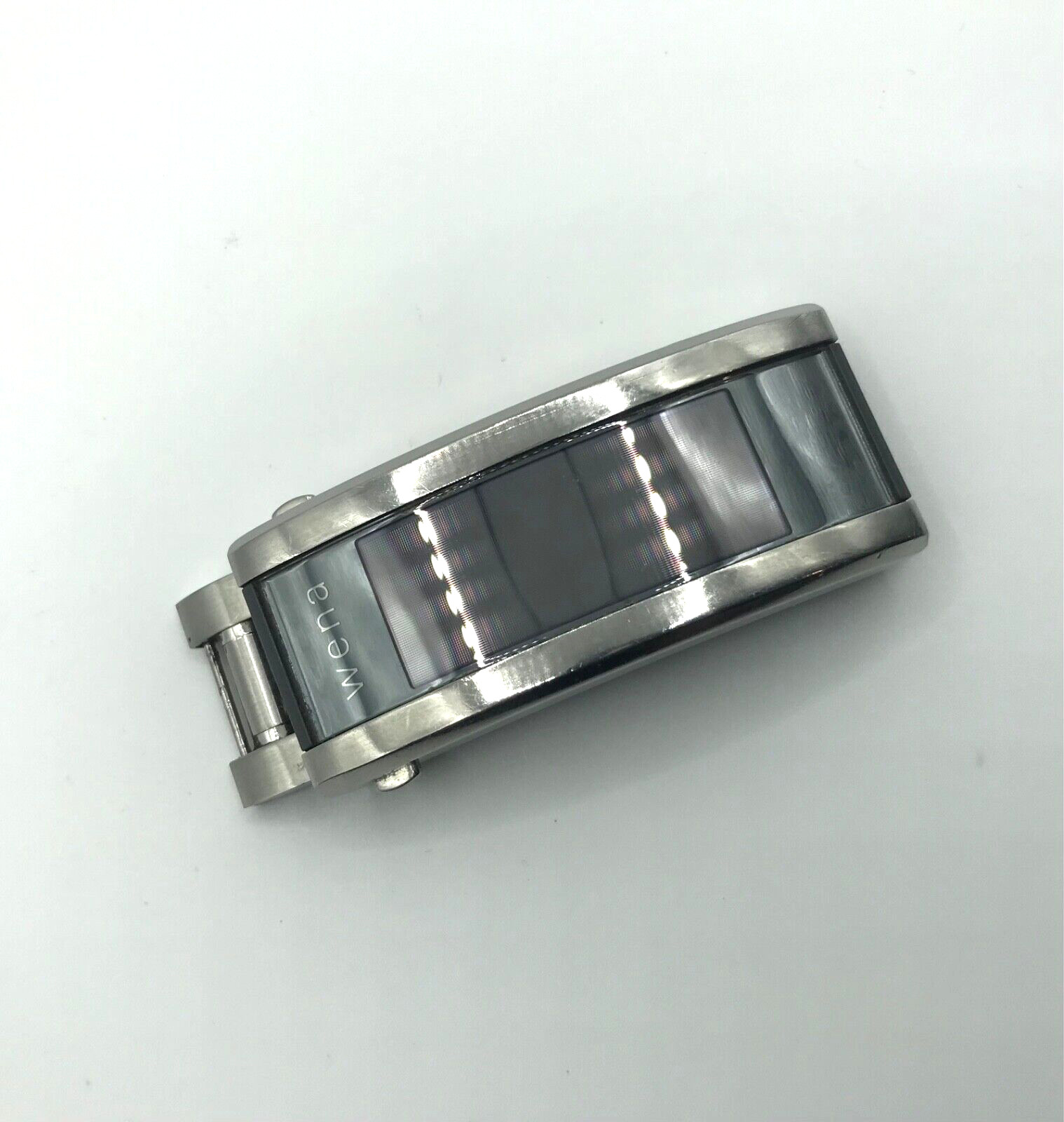SONY wena3 Smart watch rubber Silver for iOS/Android from Japan