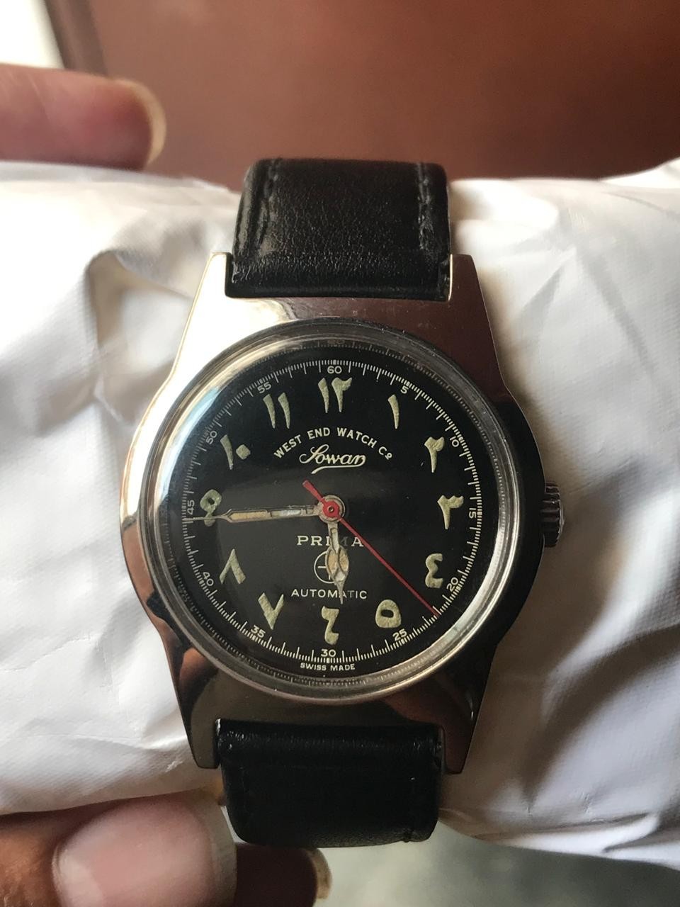 WEST END WATCH CO. SOWAR PRIMA AUTOMATIC K.4289 SWISS MEN’S FULL WORKING VINTAGE