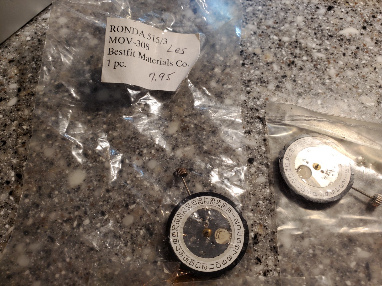 😎🔥🕒Ronda 515/3 Quartz Watch Movement 308 , Swiss Parts 🕔🔥🕒😎