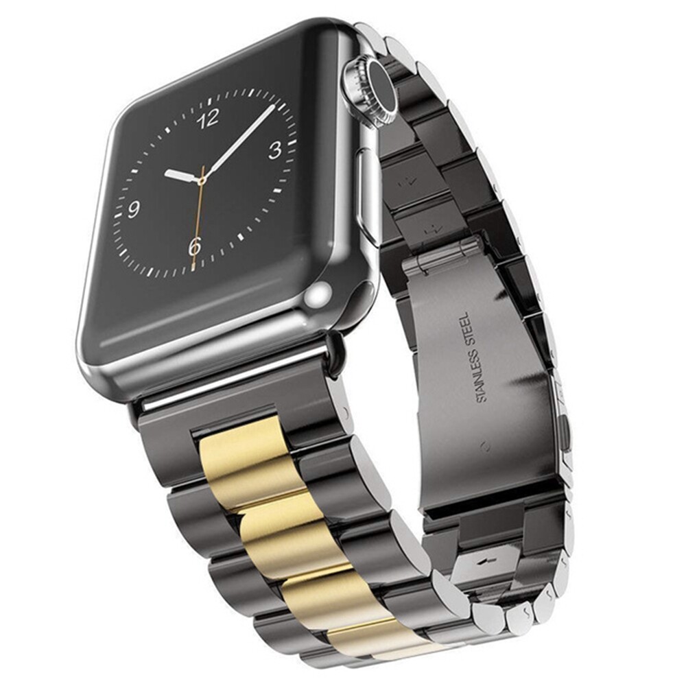 Stainless Steel Apple Watch Band Series 9 8 7 6 5 SE 42 40 44mm Ultra 49mm Strap